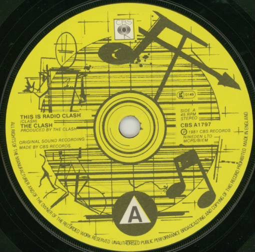 The Clash - Radio Clash - VG / VG+ (7"-Pre Loved) - Image 3