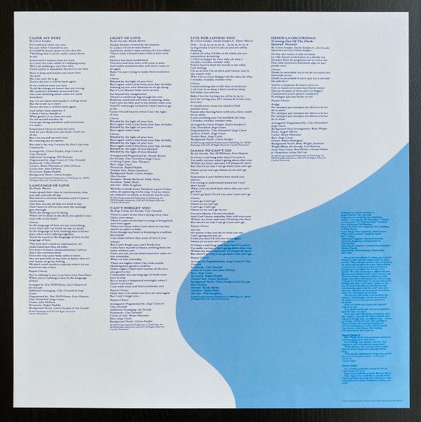 Gloria Estefan - Into The Light - NM or M- / NM or M- (2xLP-Pre Loved) - Image 4