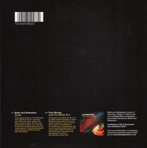 Belle & Sebastian - Crash - NM or M- / NM or M- (7"-Pre Loved) - Image 2