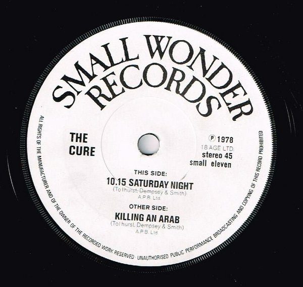 The Cure - Killing An Arab - VG+ / VG+ (7"-Pre Loved) - Image 4