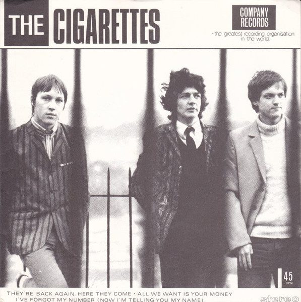 The Cigarettes - They're Back Again, Here They Come - VG+ / VG+ (7"-Pre Loved)