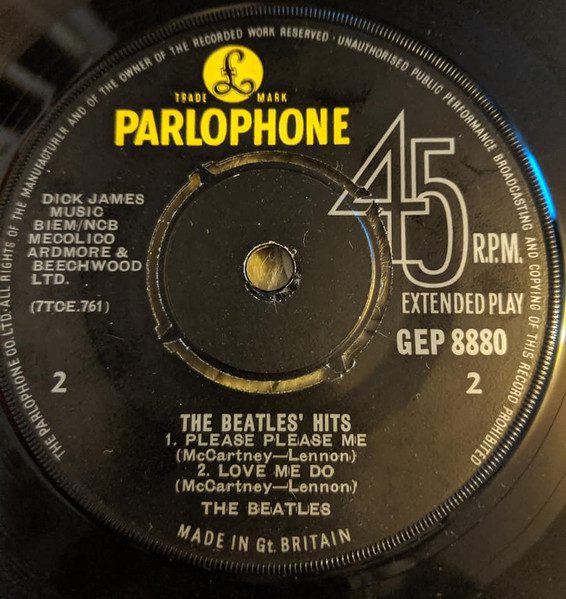 The Beatles - The Beatles' Hits - VG+ / VG+ (7"-Pre Loved) - Image 4