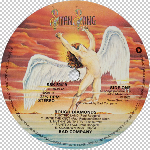 Bad Company (3) - Rough Diamonds  - VG / VG+ (LP-Pre Loved) - Image 4