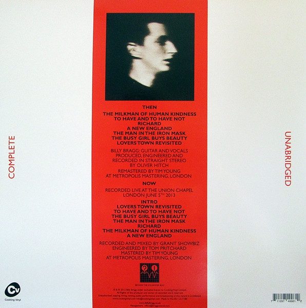 Billy Bragg - Life's A Riot With Spy Vs Spy (30th Anniversary Edition) - NM or M- / NM or M- (LP-Pre Loved) - Image 2