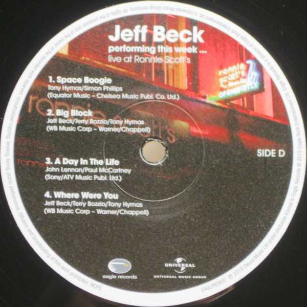 Jeff Beck - Jeff Beck Performing This Week...Live At Ronnie Scott's - Vinyl Record - (New / Sealed) - Image 4
