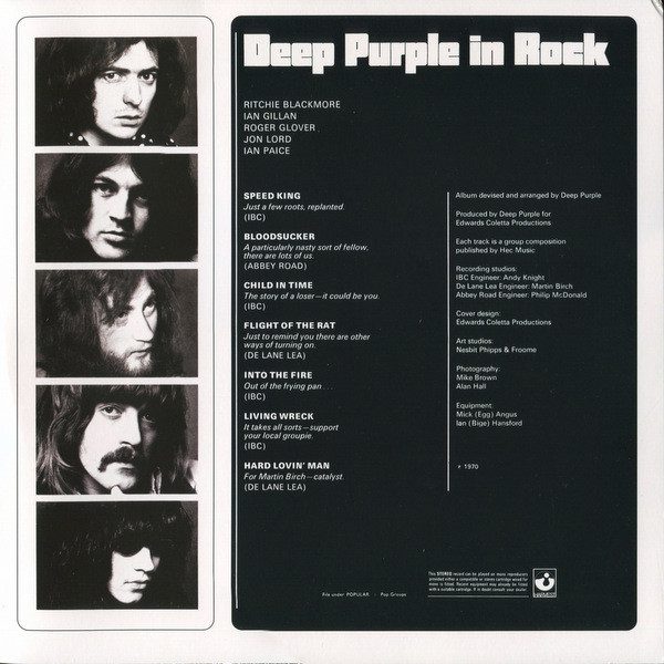 Deep Purple - Deep Purple In Rock - Vinyl Record - (New / Sealed) - Image 3