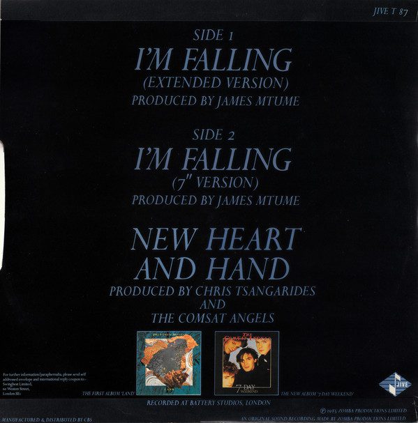 The Comsat Angels - I'm Falling - VG+ / VG+ (12"-Pre Loved) - Image 2