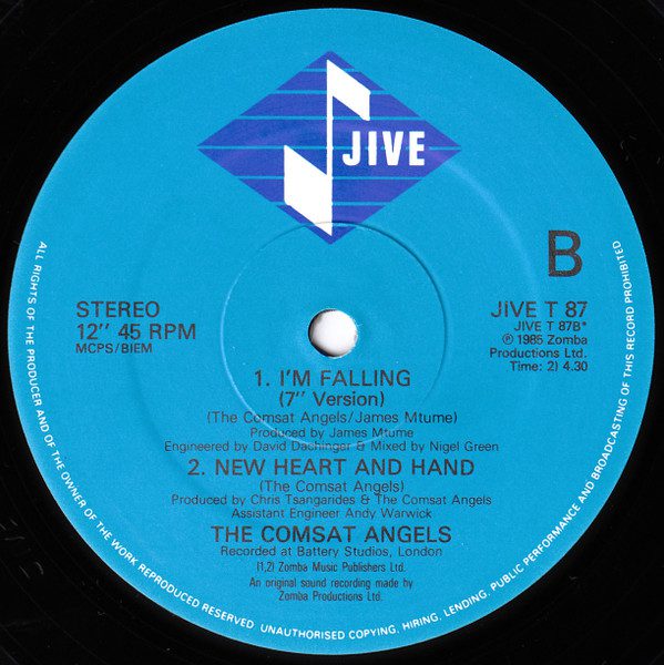 The Comsat Angels - I'm Falling - VG+ / VG+ (12"-Pre Loved) - Image 4