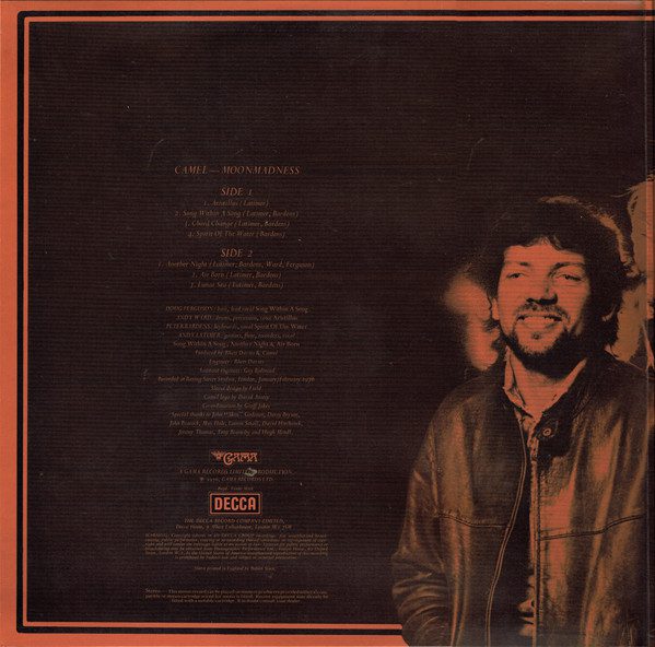 Camel - Moonmadness - VG+ / VG+ (LP-Pre Loved) - Image 2