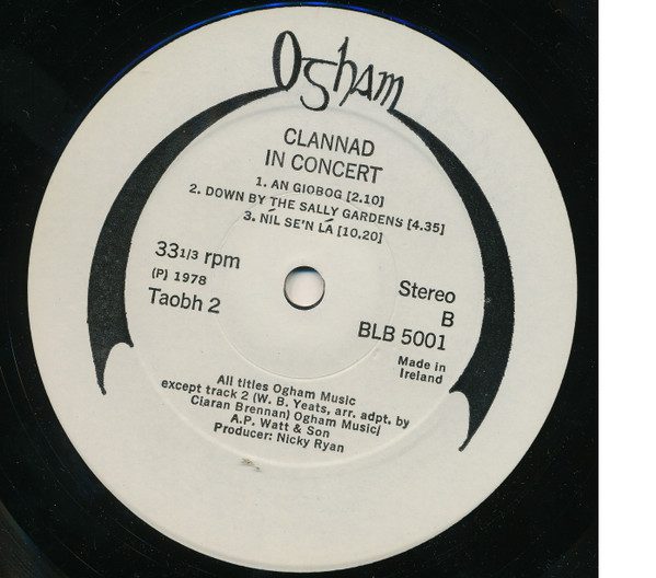 Clannad - In Concert - VG+ / NM or M- (LP-Pre Loved) - Image 4