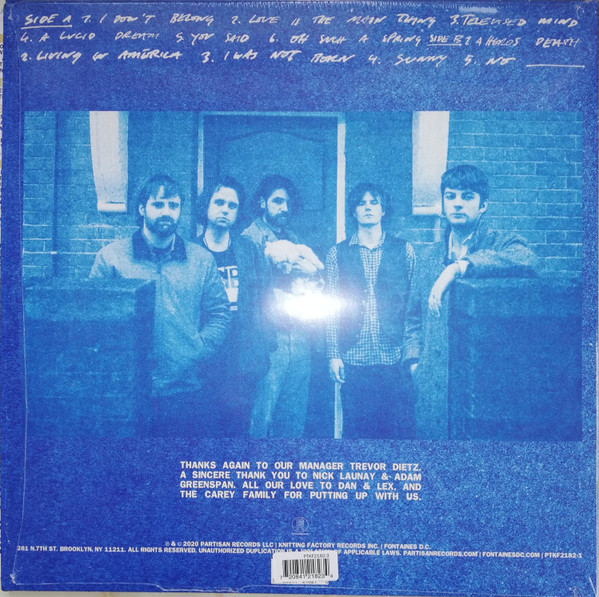 Fontaines D.C. - A Hero's Death Vinyl Record – (New / Sealed) - Image 2