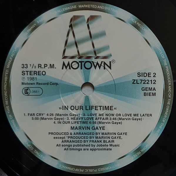 Marvin Gaye - In Our Lifetime VG+/NM(Pre Loved) - Image 4