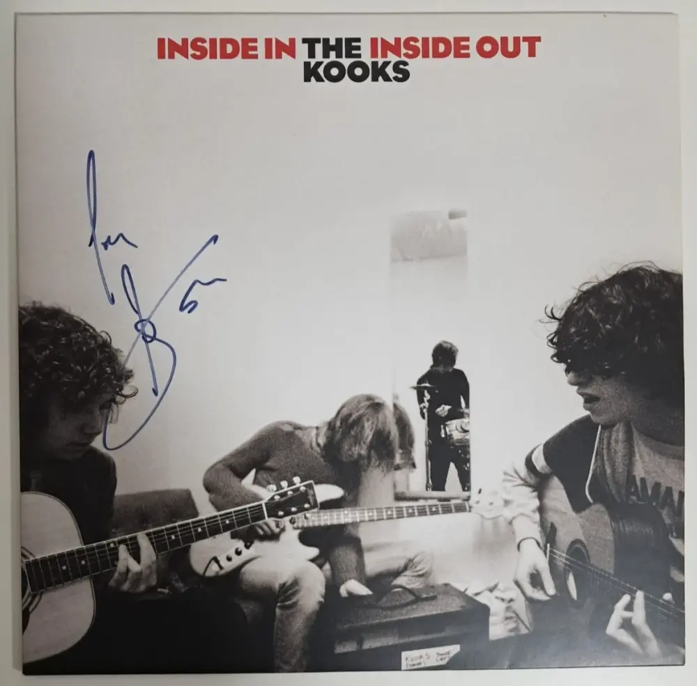 The Kooks - Inside In / Inside Out - NM/NM (Pre loved ) (Signed )