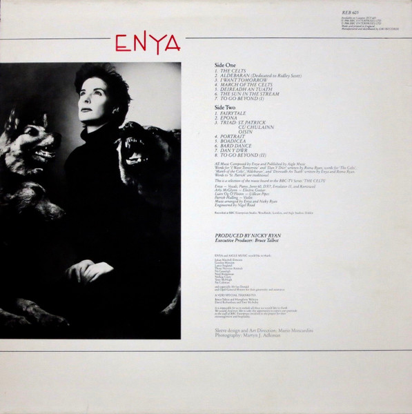 Enya - Enya - VG / VG+ (LP-Pre Loved) - Image 2