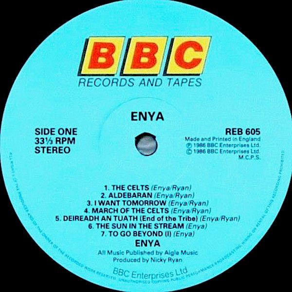 Enya - Enya - VG / VG+ (LP-Pre Loved) - Image 3