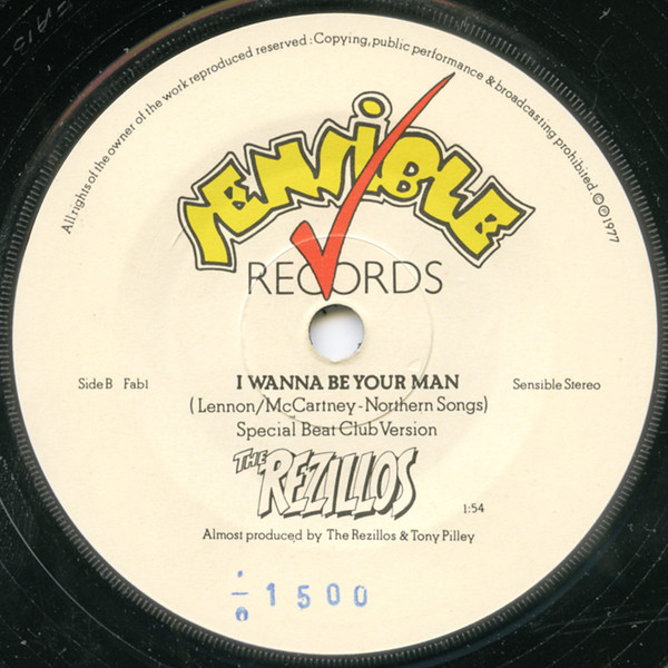 The Rezillos - I Can't Stand My Baby / I Wanna Be Your Man - VG+ / NM or M- (7"-Pre Loved) - Image 4