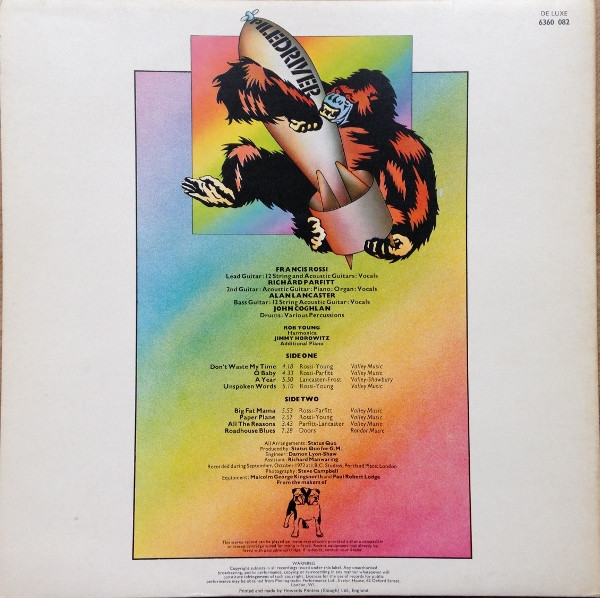 Status Quo - Piledriver - VG+ / VG+ (LP-Pre Loved) - Image 4