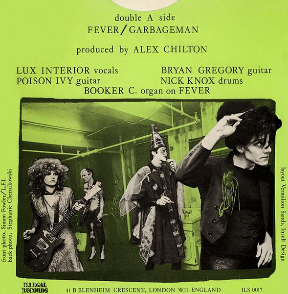 The Cramps - Fever / Garbageman - VG+ / VG+ (7"-Pre Loved) - Image 2