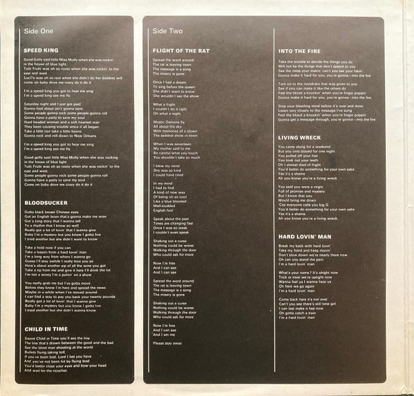 Deep Purple - Deep Purple In Rock - NM or M- / VG+ (LP-Pre Loved) - Image 2