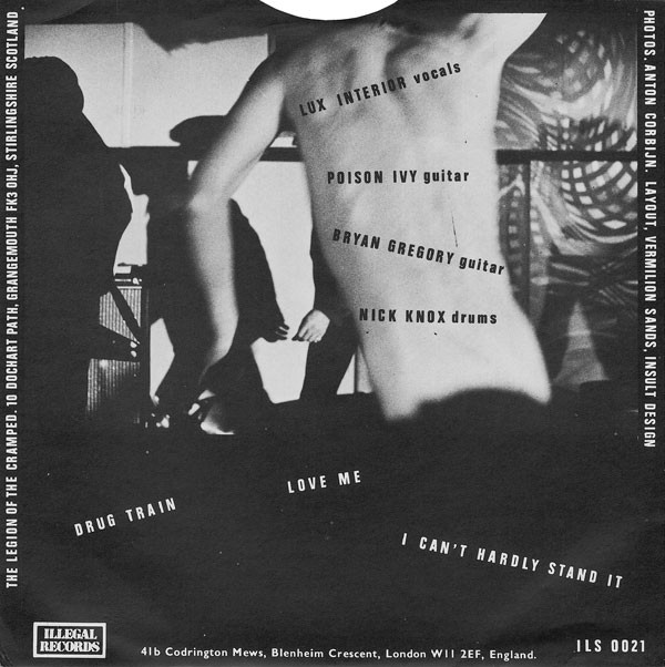 The Cramps - Drug Train - VG+ / VG+ (7"-Pre Loved) - Image 2