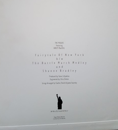 The Pogues - Fairytale Of New York - VG+ / NM or M- (12"-Pre Loved) - Image 2