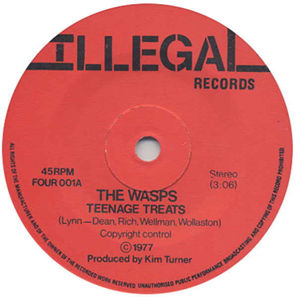 The Wasps - Teenage Treats - VG+ / VG+ (7"-Pre Loved)