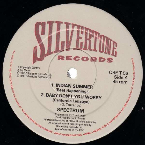 Spectrum (4) - Indian Summer - VG / VG+ (12"-Pre Loved) - Image 3