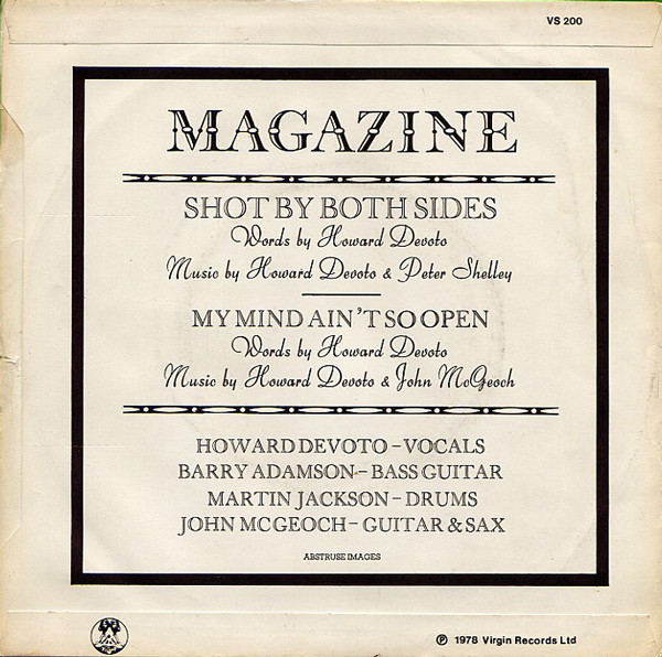 Magazine - Shot By Both Sides - VG / VG+ (7"-Pre Loved) - Image 2