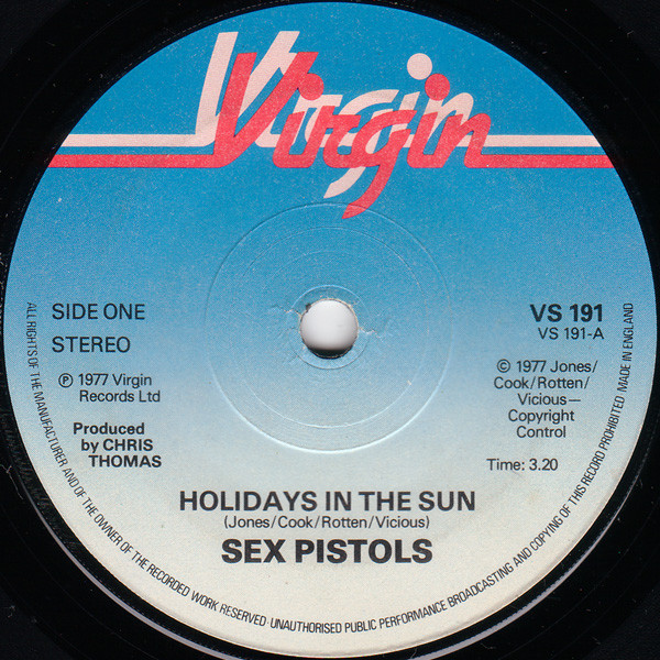 Sex Pistols - Holidays In The Sun - VG+ / VG+ (7"-Pre Loved) - Image 3