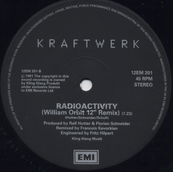 Kraftwerk - Radioactivity - Vinyl Record VG+/VG+ (Pre Loved) - Image 4