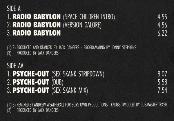 Meat Beat Manifesto - Version Galore (All Versions In One) - Vinyl Record VG+/VG+ (Pre Loved) - Image 4