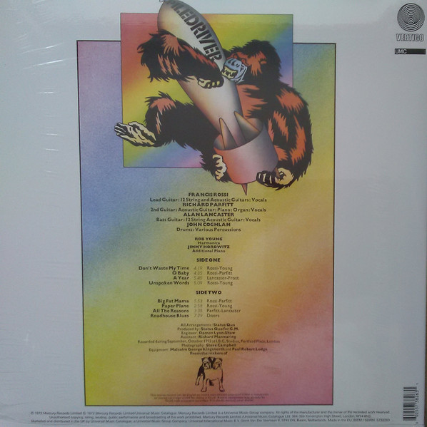 Status Quo - Piledriver - Vinyl Record – (New / Sealed) - Image 3