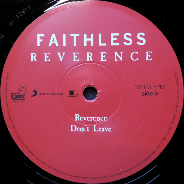 Faithless - Reverence - Vinyl Record – (New / Sealed) - Image 3