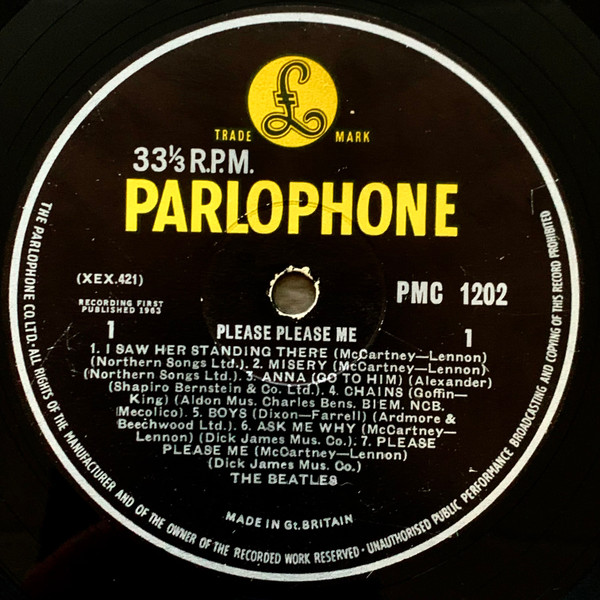 The Beatles - Please Please Me - Vinyl Record NM/NM (Pre Loved) - Image 3
