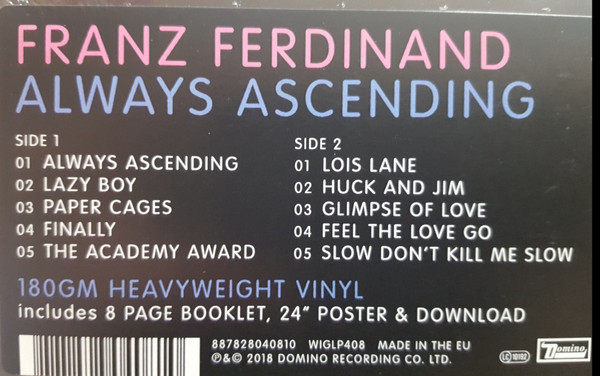 Franz Ferdinand - Always Ascending - Vinyl Record – (New / Sealed) - Image 3