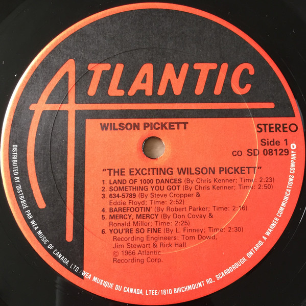 Wilson Pickett - The Exciting Wilson Pickett - Vinyl Record NM/NM (Pre Loved) - Image 3