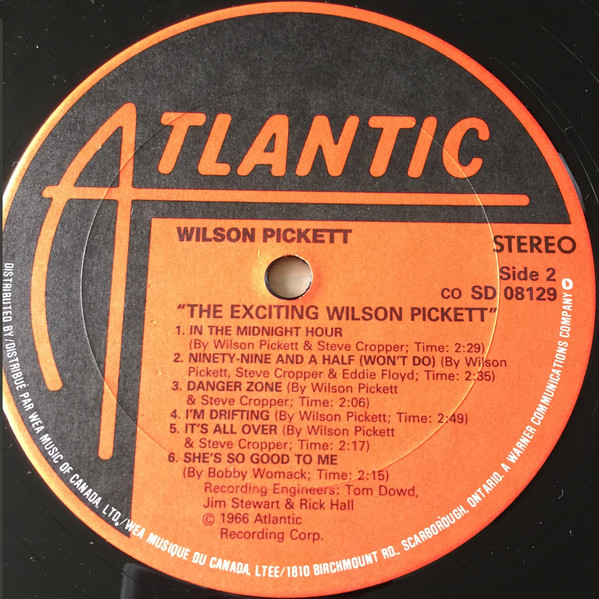 Wilson Pickett - The Exciting Wilson Pickett - Vinyl Record NM/NM (Pre Loved) - Image 4