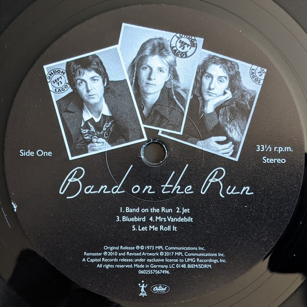 Wings (2) - Band On The Run - Vinyl Record – (New / Sealed) - Image 3
