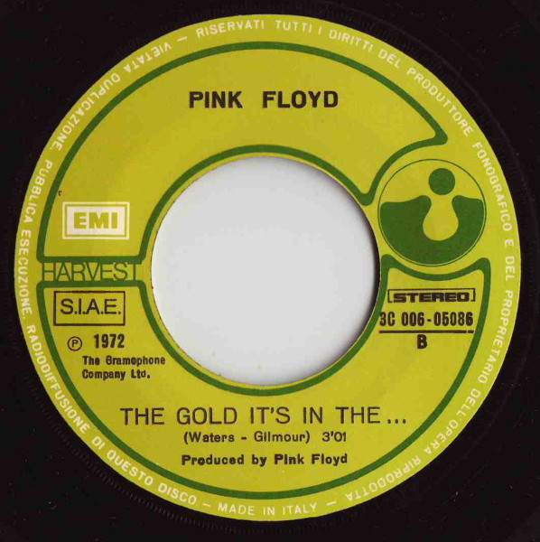 Pink Floyd - Free Four / The Gold It's In The... - 7 inch Vinyl Record VG+/VG+ (Pre Loved) - Image 4