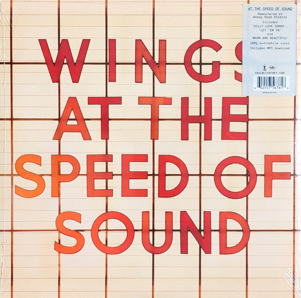 Wings (2) - Wings At The Speed Of Sound - Vinyl Record NM/VG+ (Pre Loved)