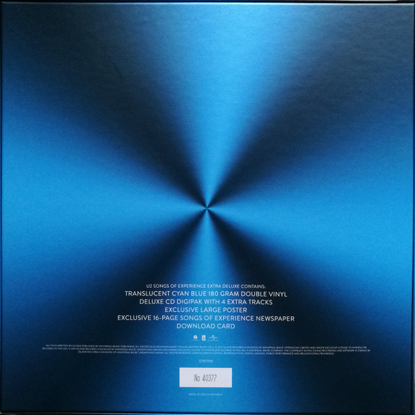 U2 - Songs Of Experience - Vinyl Record NM/NM (Pre Loved) - Image 2