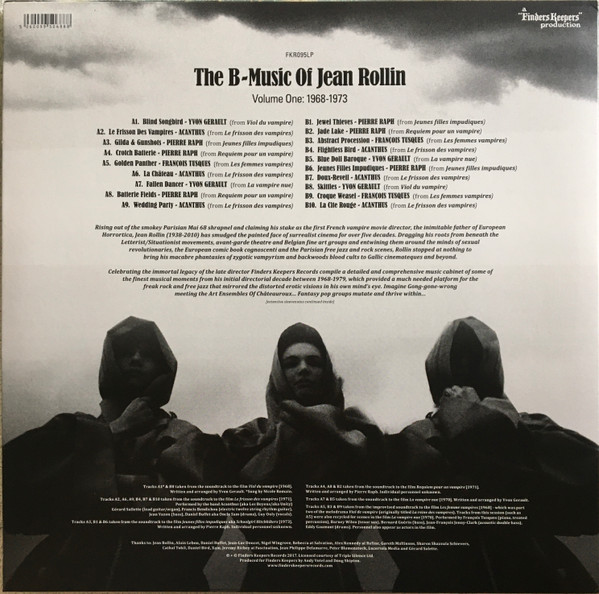 Various - The B-Music Of Jean Rollin Volume One: 1968-1973 - NM or M- / NM or M- (LP-Pre Loved) - Image 2