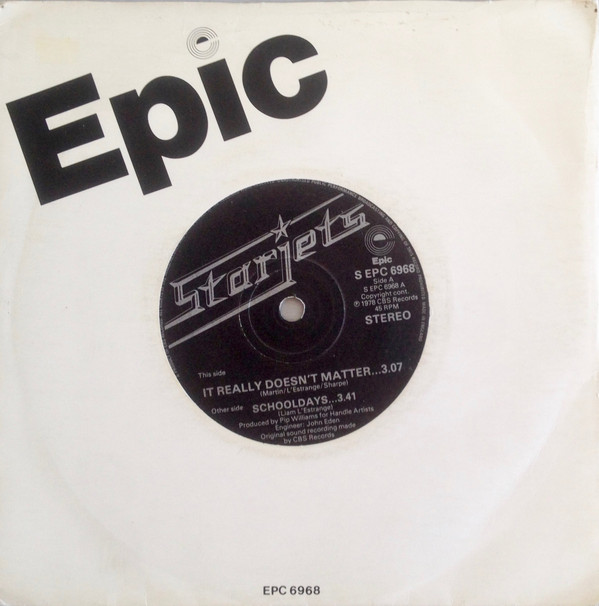 Starjets - It Really Doesn't Matter - 7 inch Vinyl Record VG+/VG+ (Pre Loved)