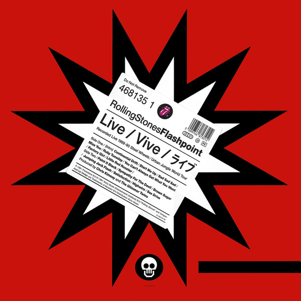 The Rolling Stones - Flashpoint - Vinyl Record VG/VG+ (Pre Loved) - Image 2