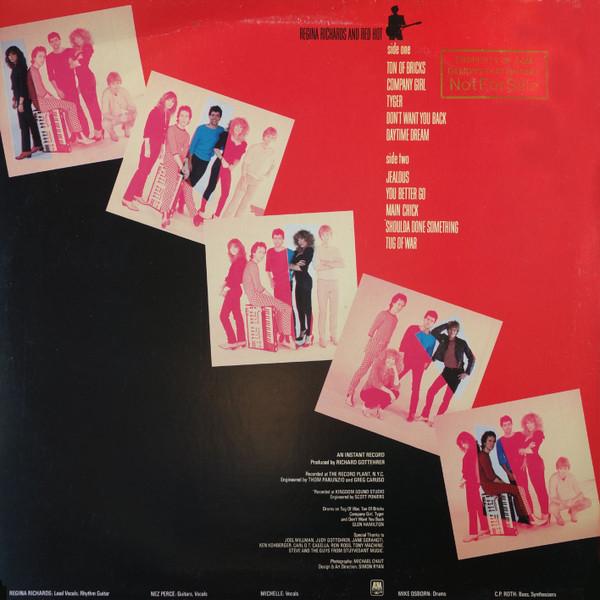 Regina Richards And Red Hot - Regina Richards And Red Hot - Vinyl Record VG+/NM (Pre Loved) - Image 2