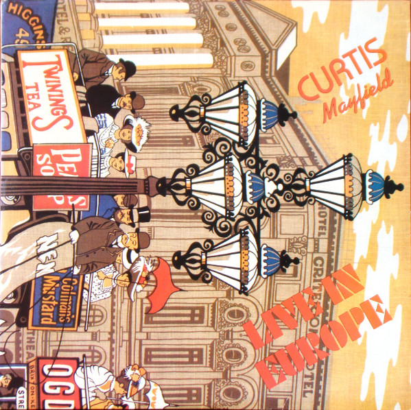 Curtis Mayfield - Live In Europe - Vinyl Record VG+/VG+ (Pre Loved)