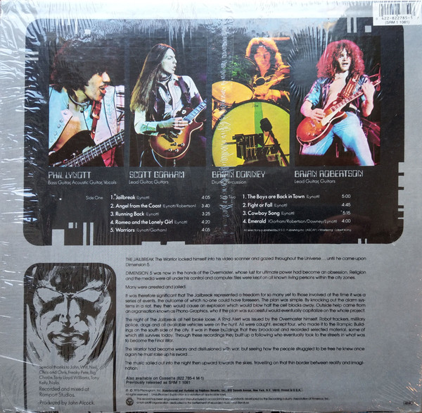 Thin Lizzy - Jailbreak - Vinyl Record VG+/VG+ (Pre Loved) - Image 2