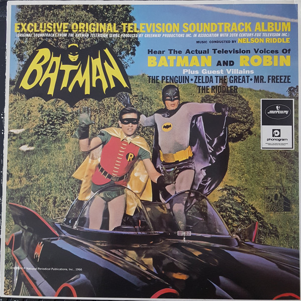 Nelson Riddle - Batman (Exclusive Original Television Soundtrack Album) - Vinyl Record VG+/VG+ (Pre Loved)