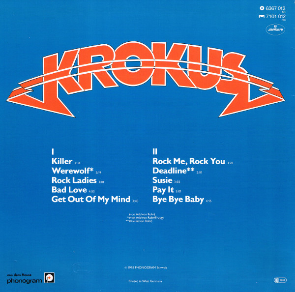 Krokus - Pay It In Metal - Vinyl Record VG/VG+ (Pre Loved) - Image 2