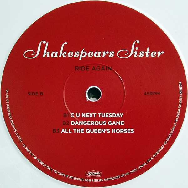 Shakespear's Sister - Ride Again - Vinyl Record – (New / Sealed) - Image 4